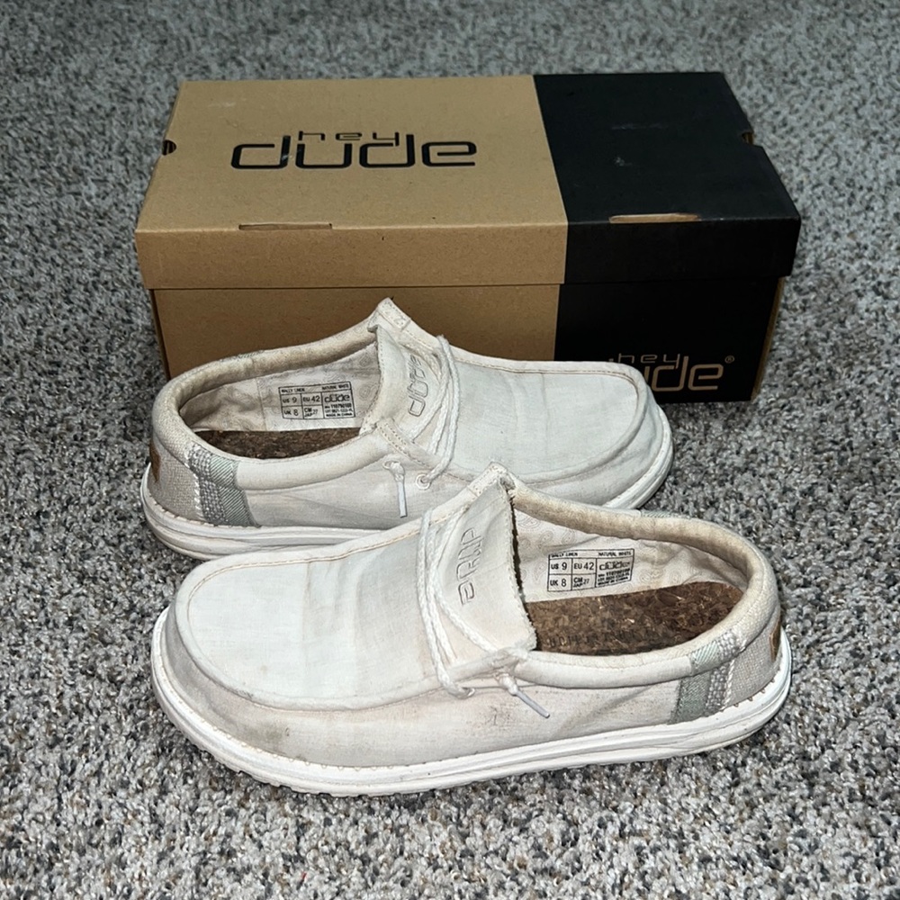 Men’s White Hey Dudes
